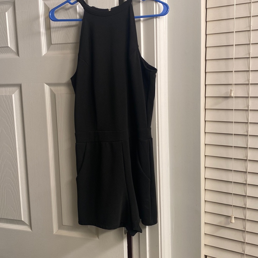 Black romper.